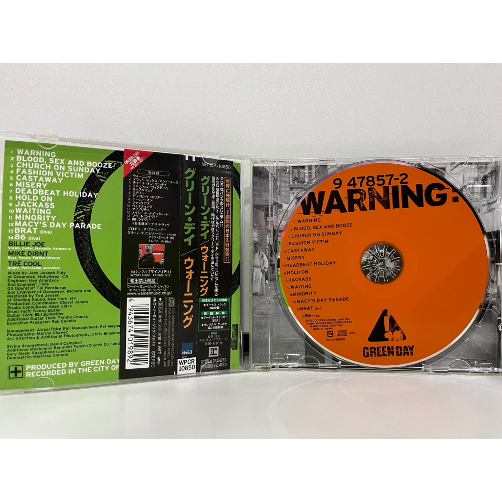 1-cd-music-ซีดีเพลงสากล-green-day-warning-reprise-b17a59