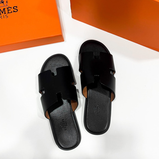 รองเท้า  Hermès Izmir Sandal งานดีสุด งานสั่งตัด หนัง Box Calf -