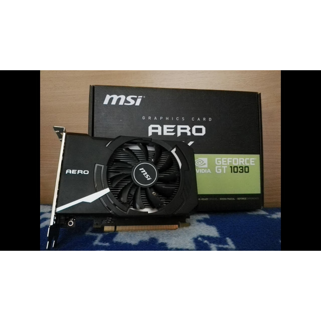การ์ดจอVGA MSI GEFORCE GT 1030 AERO ITX OC - 2GB DDR4 | Shopee Thailand
