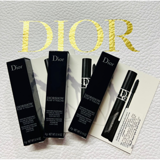 DIOR SHOW PUMP NVOLUME MASCARA สี 090 NOIR/BLACK ขนาดทดลอง 4g แท้💯