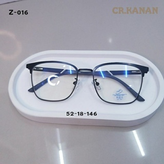 แว่นตา Z-016 กรอบแว่นตา โลหะขาสปริง ตัดเลนส์ได้ทุกชนิด เลนส์สายตาสั้น ยาว เอียง