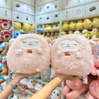 Miniso ตุ๊กตาแกะกลม Cunky Series 12in. Round Plush Toy(Pink Lamb)