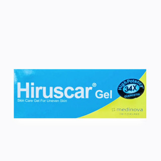 Hiruscar Gel 7g เจลดูแลผิว และบำรุงผิวที่มีปัญหาแผลเป็นสาเหตุจากสิว อุบัติเหตุ และรอยแผลเป็นต่างๆ