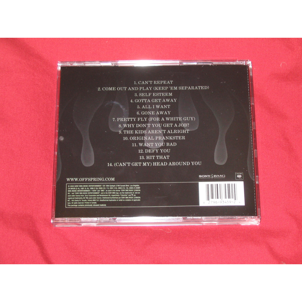 ซีดีเพลง-cd-the-offspring-2005-greatest-hits-รวมฮิตชุดนี้คุ้ม-ในราคาพิเศษสุดเพียง159บาท