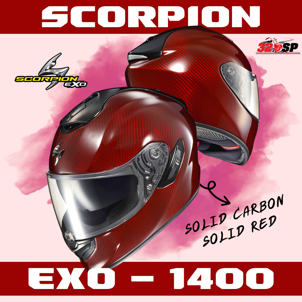 หมวกกันน็อค-scorpion-exo-1400-carbon-air-carbon-red-blue-ส่งไว
