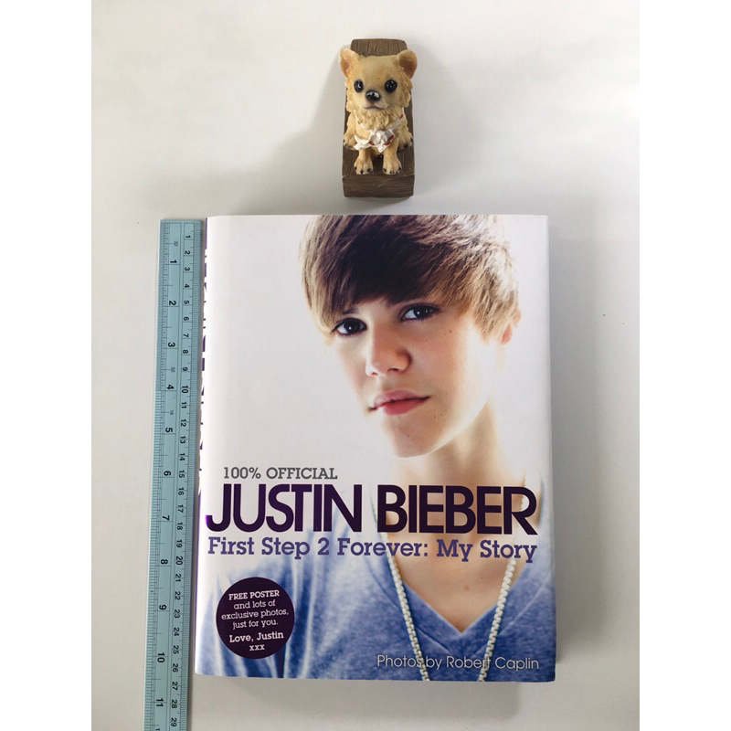 Justin Bieber first step 2 forever หนังสือภาษาอังกฤษมือสองปกแข็ง ...