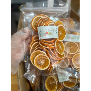 #ส้มอบแห้ง เกรดมีตำหนิ(Dried Orange) แบบคละไซส์ 40ชิ้น ขอคนไม่ซีเรียส