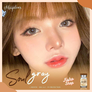 Bigeye Seoul gray คอนแทคเลนส์โซล สีเทา(สายตาปกติ)