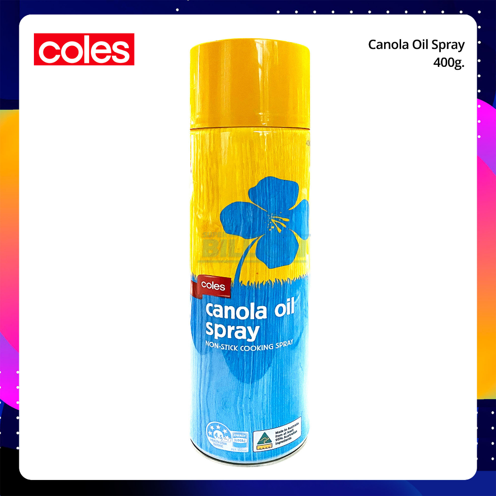 Colesน้ำมันคาโนล่าเรพซีด ผ่านกรรมวิธีแบบสเปรย์ ไม่ทำให้ติดกะทะ ของแท้