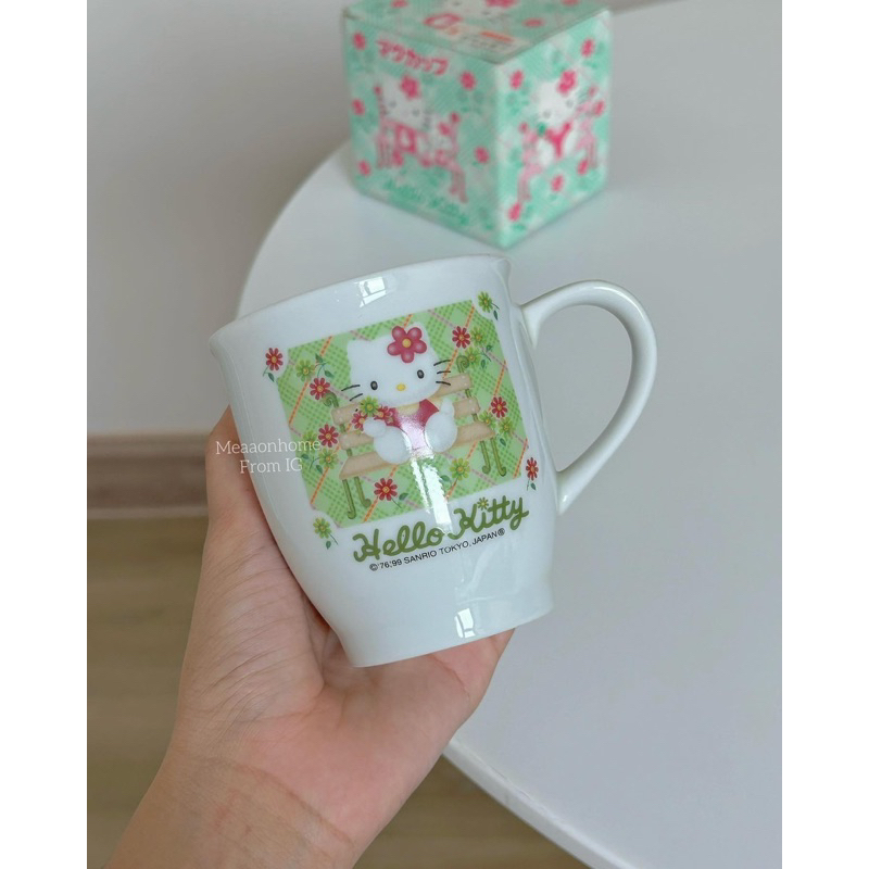 hello-kitty-ceramic-mug-vintage-sanrio-1999-แก้วคิตตี้