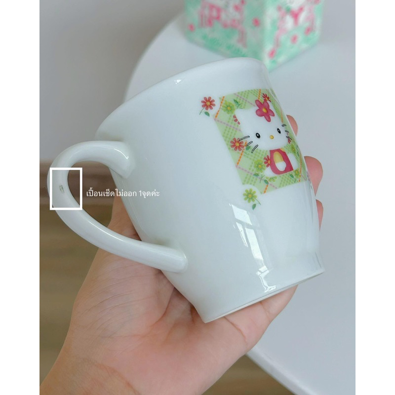 hello-kitty-ceramic-mug-vintage-sanrio-1999-แก้วคิตตี้
