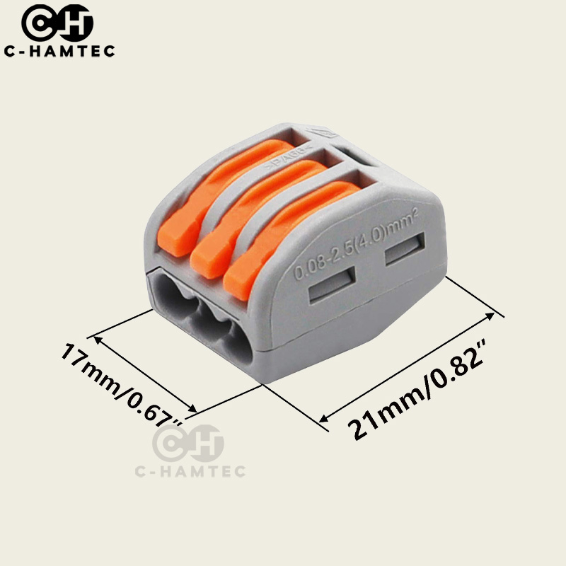 ข้อต่อสายไฟ-เต๋าต่อสาย-ตัวเชื่อมสายไฟ-3-ช่อง-pct-213-pct-quick-connector-3p-pct-213