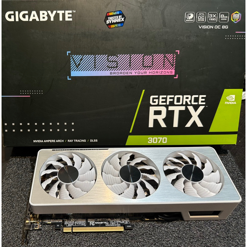 VGA GIGABYTE GEFORCE RTX 3060 TI VISION OC - 8GB GDDR6 REV.2.0 | Shopee ...