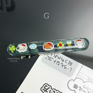 G : Hello Kitty Menu, Sanrio Sanx Kamio Ribon Magazine hair clips, handmade with love &lt;3 กิ๊บหนีบผม