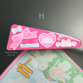 H : Cinnamoroll Dreaming Angel, Sanrio Sanx Kamio Ribon Magazine hair clips, handmade with love &lt;3 กิ๊บหนีบผม