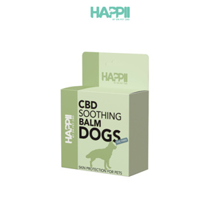 Happii CBD Soothing Balm Dogs l ผลิตภัณฑ์บาล์มทาผิวหนังสัตว์เลี้ยง สุนัข 15g ( รหัส 1108103 )
