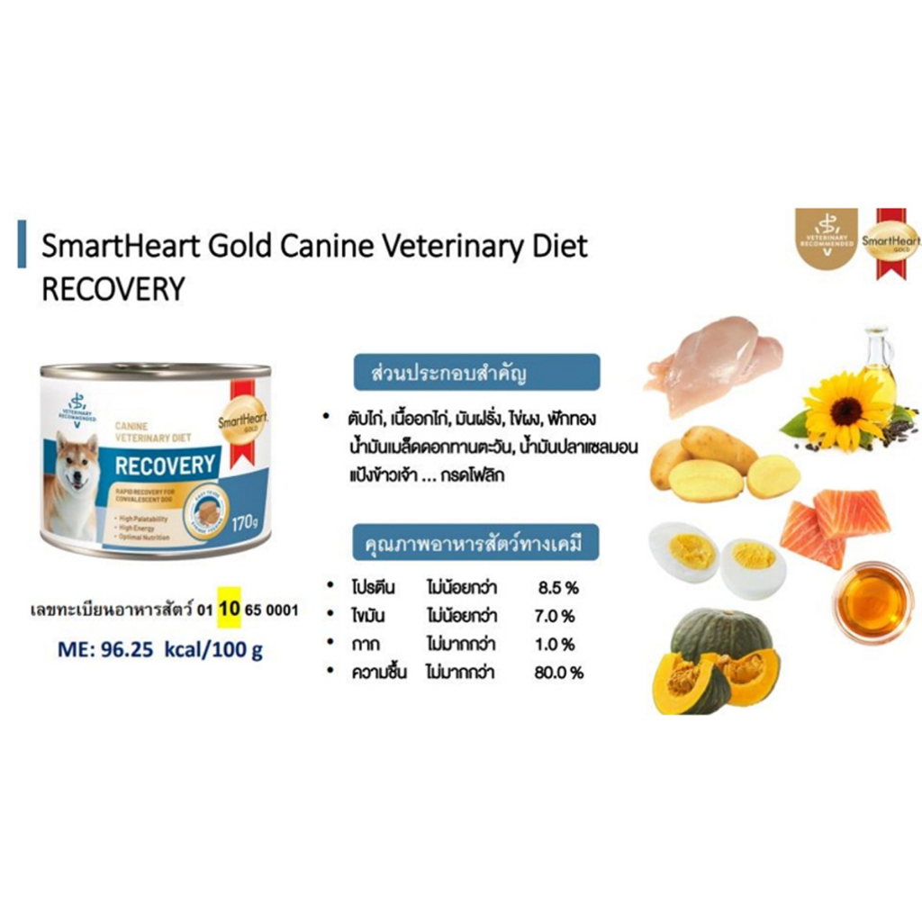 smartheart-gold-recovery-สมาร์ทฮาร์ท-โกลด์-รีคัฟเวอรี่-อาหารเปียก-สำหรับ-สัตว์ป่วย-สุนัขขนาด-170-g