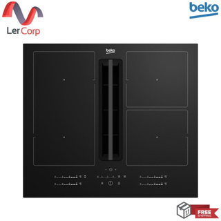 (Beko) เตาฝังพร้อมที่ดูดควันในตัว (Induction, 60 ซม.) HIXI 64700 UF