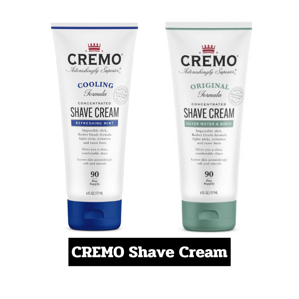 Cremo Shave Cream ครีมโกนหนวด ครีโม่ 6oz/177ml (ลดรอยแผล บำรุงอาการ