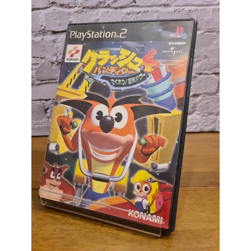 แผ่นเกม ps2 เกม Crash Bandicoot 4 Sakuretsu! Majin Power The Wrath