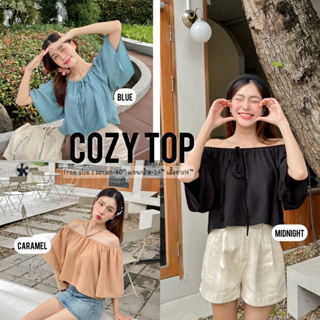 new in 🖍️ COZY TOP ~🧺🧸🛋️ เสื้อเบสิคแต่ต้องมีติดตู้!