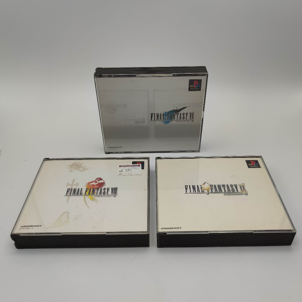 Lot Final Fantasy VII, VIII, IX Sur PS1 - Jeux Complets En Français - Bon état
