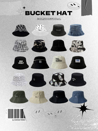 BOLSO Bucket Hat รวมหมวกบักเก็ต