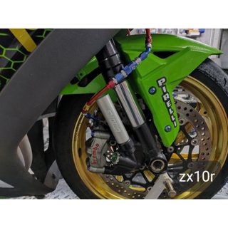 สายเบรค zx10r แบบมีปลดวาล์ว Hyb แท้