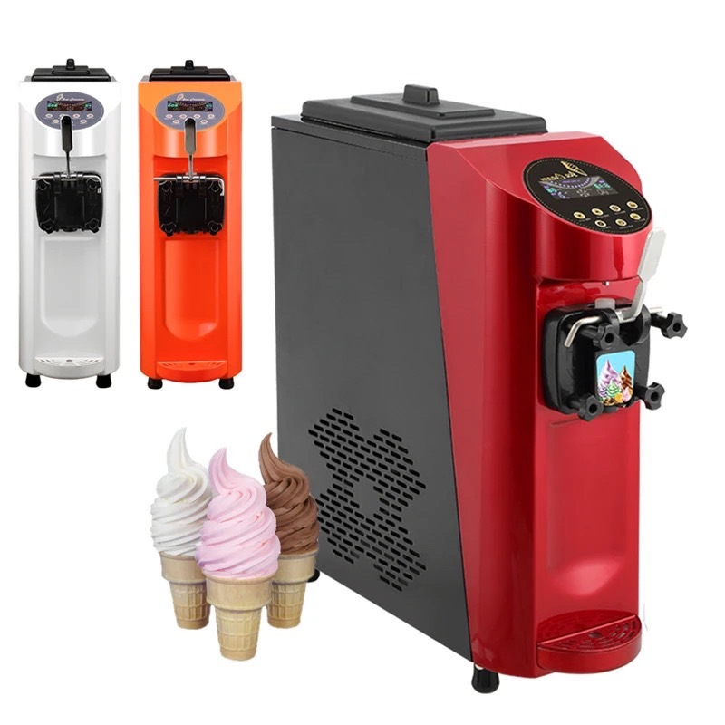 เครื่องทำไอศกรีมซอฟเสิร์ฟ-หัวเดียวเชิงพาณิชย์-soft-serve-ice-cream-maker-มีพร้อมส่ง