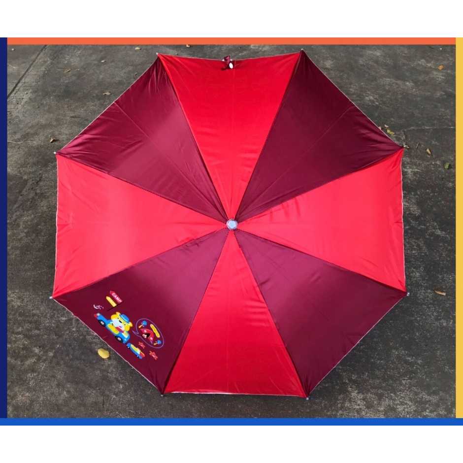 Apple Umbrella ร่ม 22นิ้ว 8ก้าน UV สลับสี การ์ตูน 1ช่อง (AP536