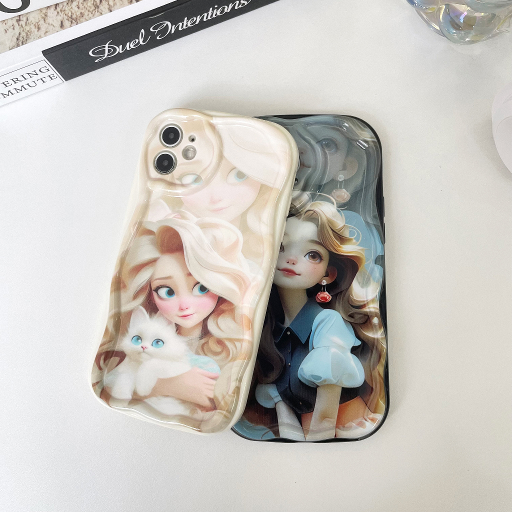 เคสขอบหยักลายเจ้าหญิงมาใหม่-สำหรับ-for-iphone-6plus-7-8-7plus-8plus-for-iphone11-11-12-13-12promax-13promax-14promax