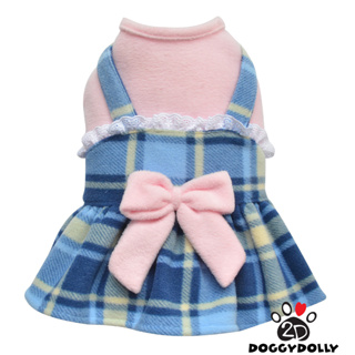 Pet cloths -Doggydolly  เสื้อผ้าแฟชั่น สัตว์เลี้ยง ชุดหมาแมว กันหนาว กระโปรง  Winter  1-9โล  W512