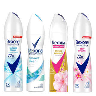 (135ML.) Rexona เรโซนา เซ็กซี่ บูเก้/วิตามิน+ไบร์ทซากุระ เรเดียนซ์/โมชั่นเซนส์ ชาวเวอร์คลีน/ชาวเวอร์คลีน ไบร์ทเทนนิ่ง