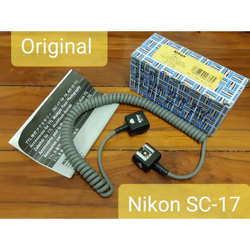 Original Nikon SC17 TTL Off Camera Flash Cord สายซิงค์แฟลช นิคอนของแท้