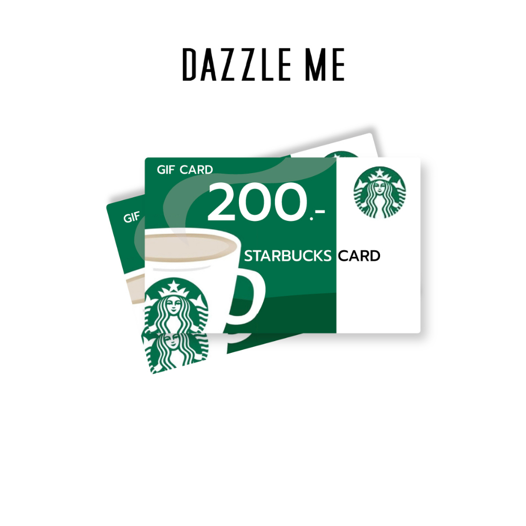 [Gift] Starbucks gift card มูลค่า 200 บาท [สินค้าสมนาคุณงดจำหน่าย