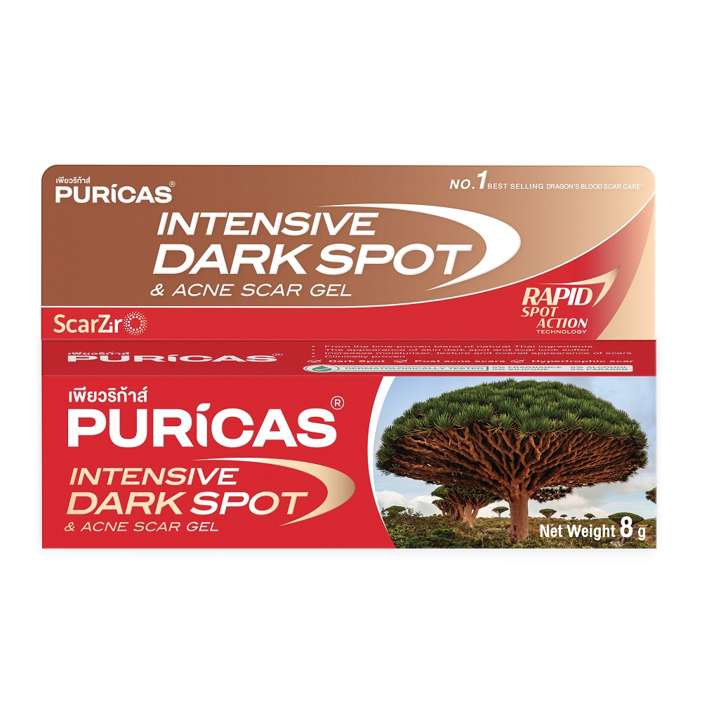 puricas-intensive-dark-spot-amp-acne-scar-gel-8-g-เพียวริก้าส์-อินเทนซีฟ-ดาร์ก-สปอต-แอนด์-แอคเน่-สการ์-เจล-8-กรัม