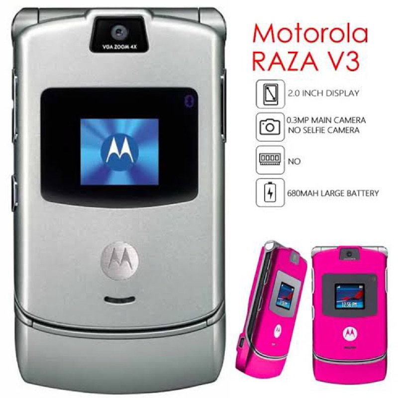 Motorola V3 เครื่องใหม่ ( ส่งจากไทย ) มีกล่อง* Shopee Thailand