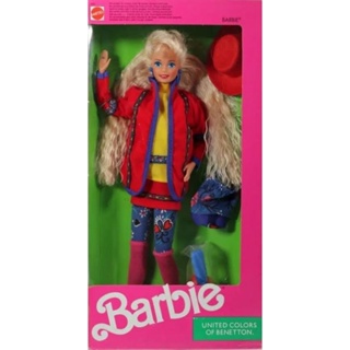 Barbie United Colors of Benetton doll 1990 ขายตุ๊กตาบาร์บี้ Benetton Brand น่าสะสม นำเข้าจากญี่ปุ่น 🎊 สินค้าพร้อมส่ง  🎊