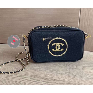 ♥️🖤Chanel Beaute Black Makeup Pouch (กระเป๋า+สายโซ่) premium gift♥️🖤