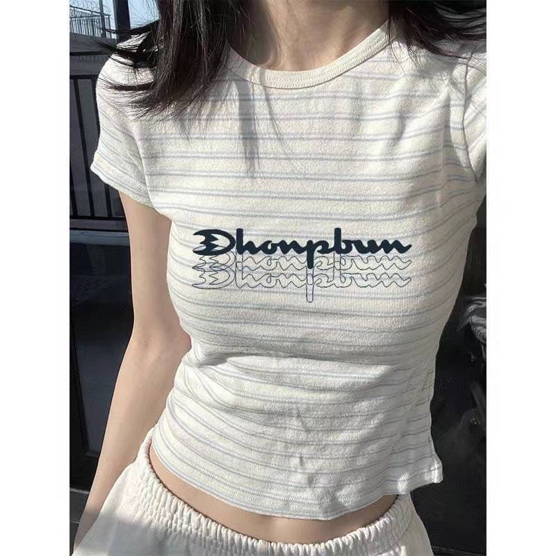 เสื้อยืด-champion-พร้อมส่งทรงสวยมาก