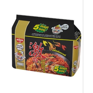 Nissin นิสชิน รสไก่เผ็ดเกาหลี (แบบแห้ง) 60กรัม แพ็ค5ซอง×2แพ็ค=10ซอง