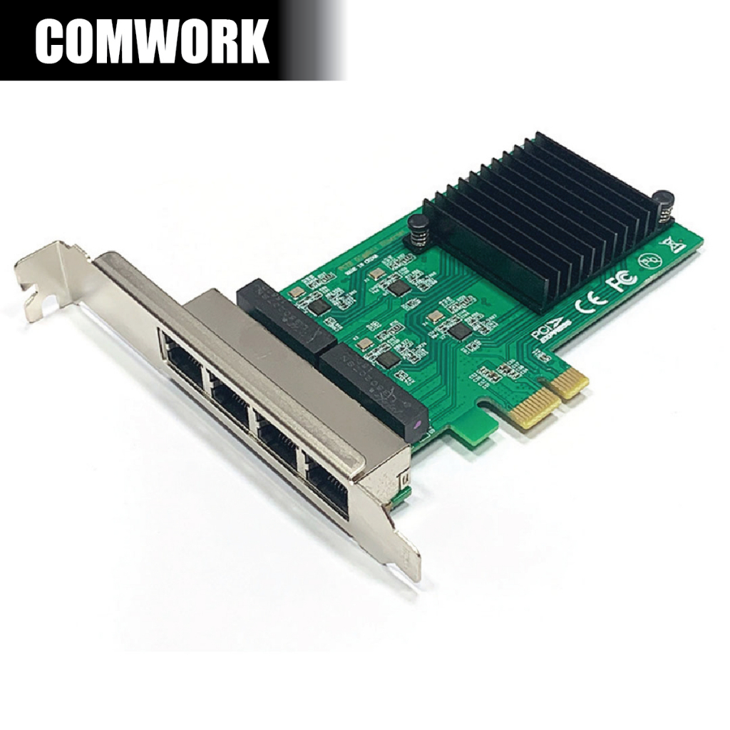 การ์ด-แลน-lan-1gbps-4-port-realtek-rtl8111h-pcie-x1-gigabit-1000mbps-ethernet-10-100-1000-internet-networking-card