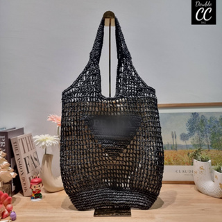 🔆 Model PR RAFFIA TOTE BAG ภาพไม่เบลอโลโก้ทักแชทนะคะ