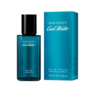 (40 ML) Davidoff Cool Water Men EDT 40 ml. กล่องซีล