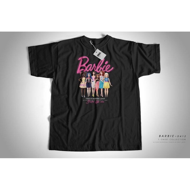 style-เสื้อยืดoversize-barbie2023-พร้อมส่ง-ผ้าคอตตอน-อก42-44