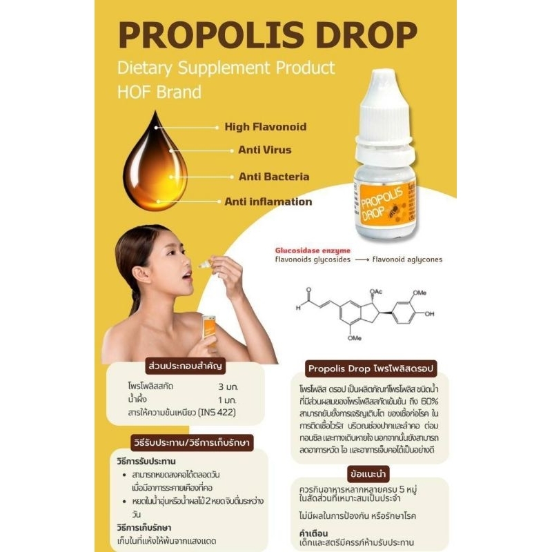propolis-drop-พรอพโพลิส-ดรอป20ml