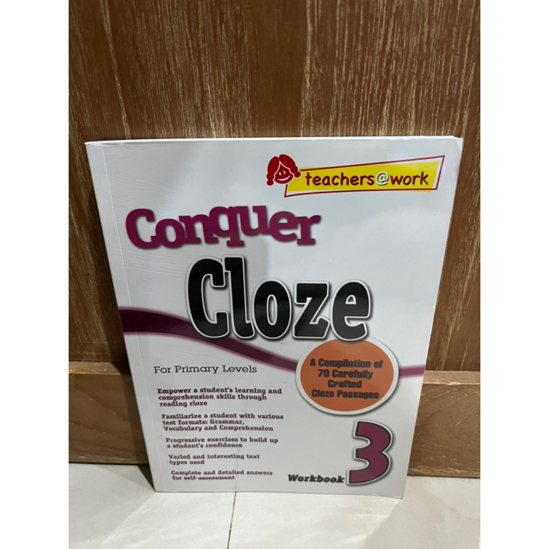 Conquer Cloze for Primary level workbook 3 แบบฝึกหัดภาษาอังกฤษชั้นประถม ...