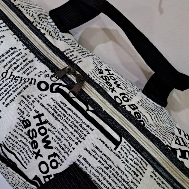 fabric-connection-กระเป๋าเดินทางแนววินเทจขนาดกลาง