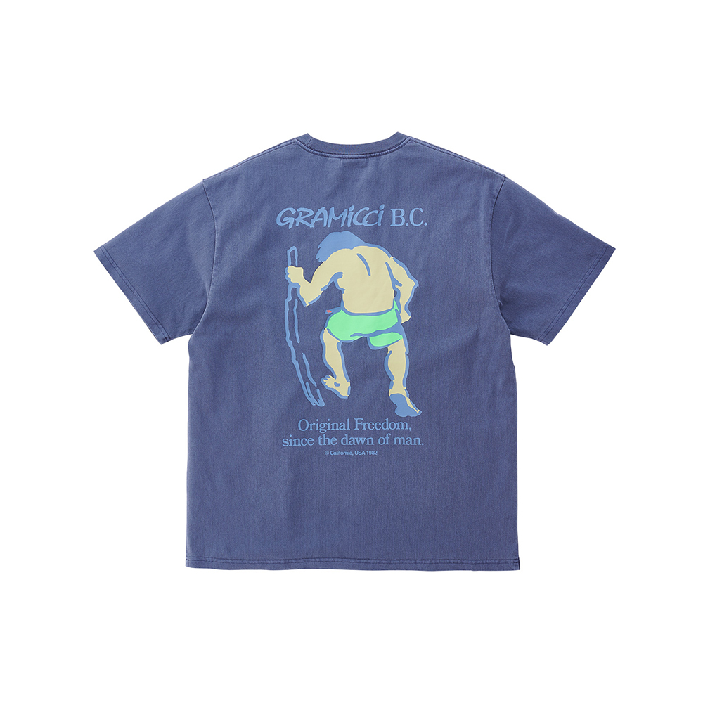 gramicci-เสื้อยืด-รุ่น-unisex-b-c-tee-navy-pigmenst