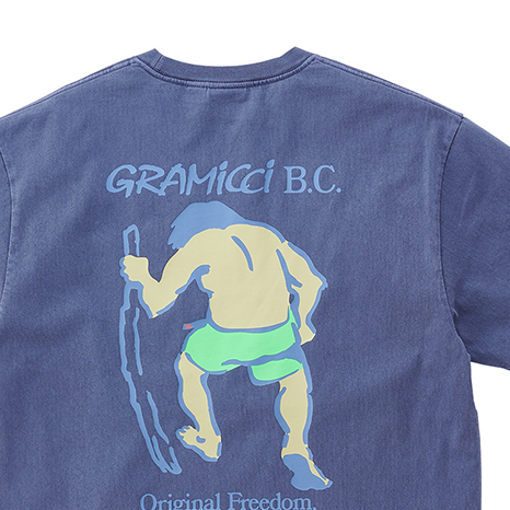 gramicci-เสื้อยืด-รุ่น-unisex-b-c-tee-navy-pigmenst